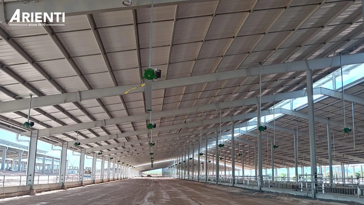 Installazione ventilatori in stalla per il benessere animale